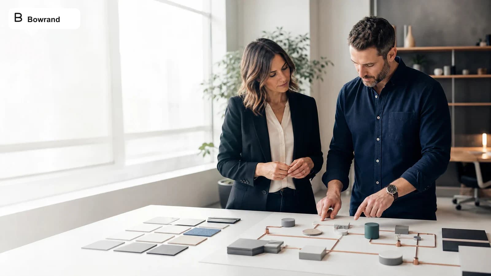 Business leaders comparing a configurable CRM and a custom customer system with clear decision criteria