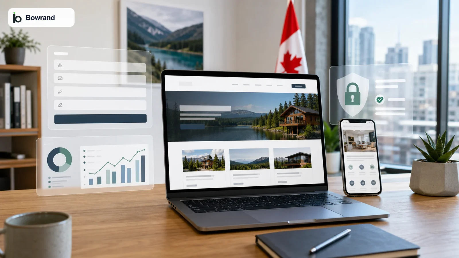 Small business website blueprint with services proof contact privacy and accessible navigation