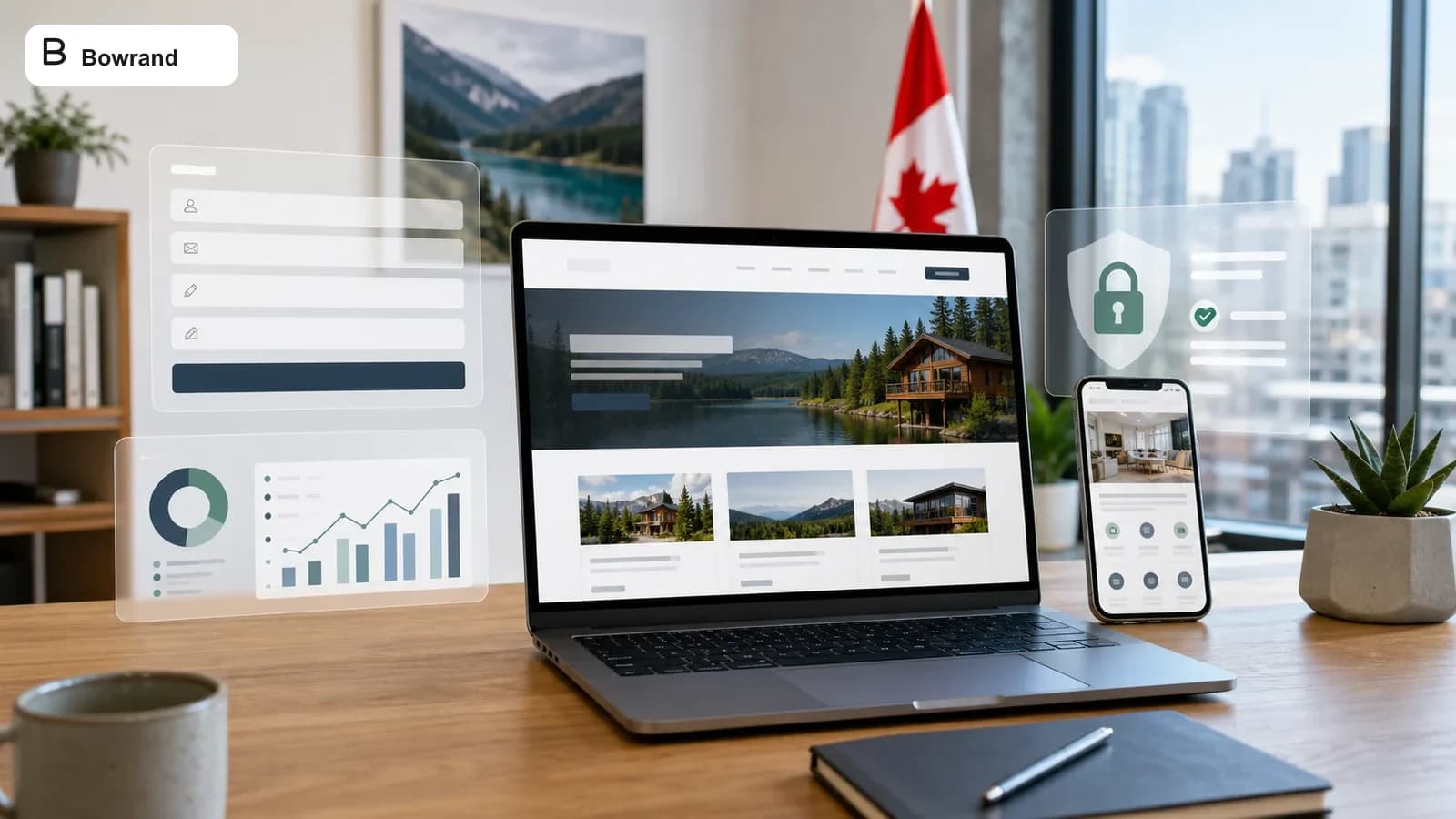 Small business website blueprint with services proof contact privacy and accessible navigation