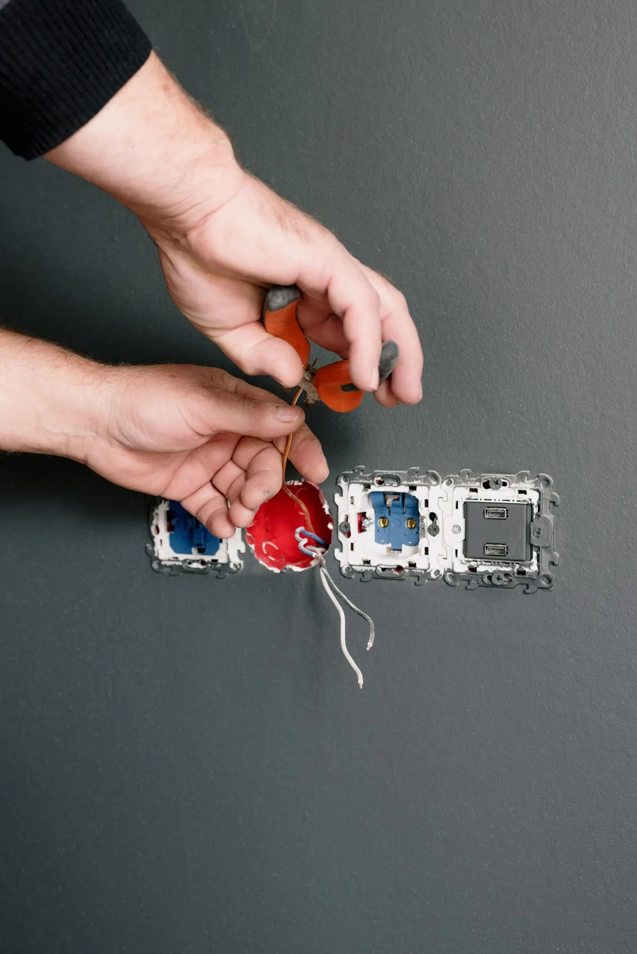 Outlet and switch pro at work