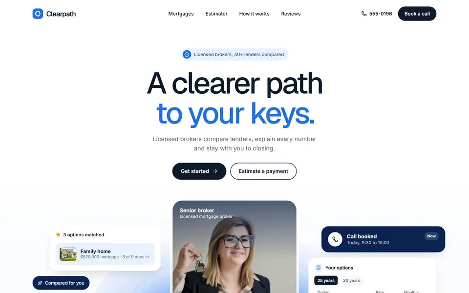 Clearpath Mortgage website design
