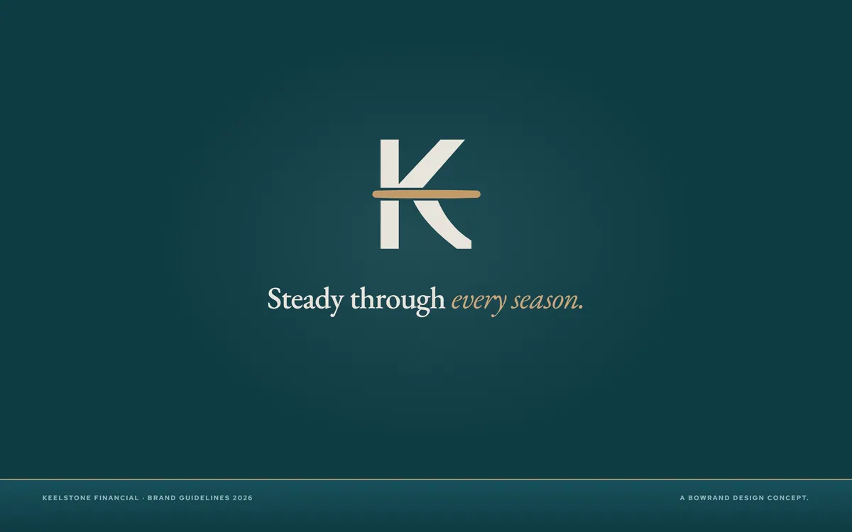Keelstone Financial brand book, Back cover