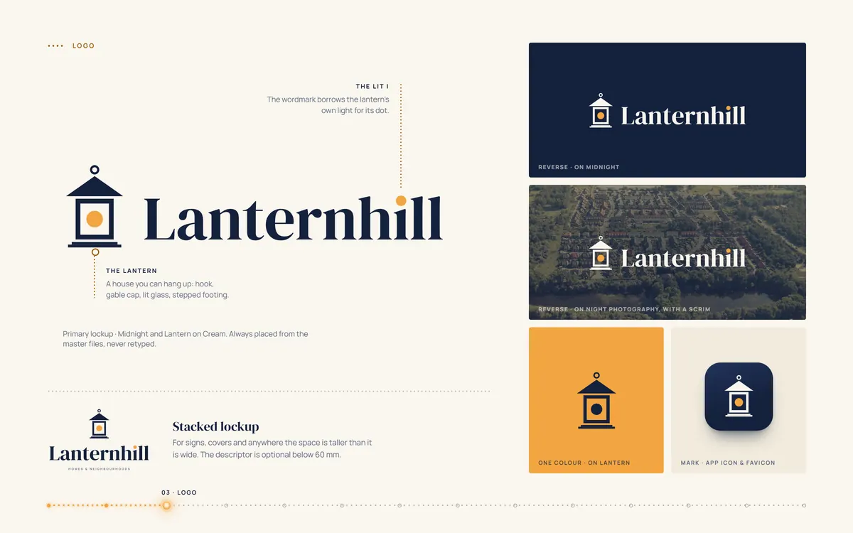 Lanternhill brand book, Logo