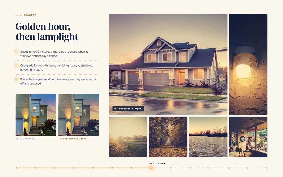 Lanternhill brand book, Imagery