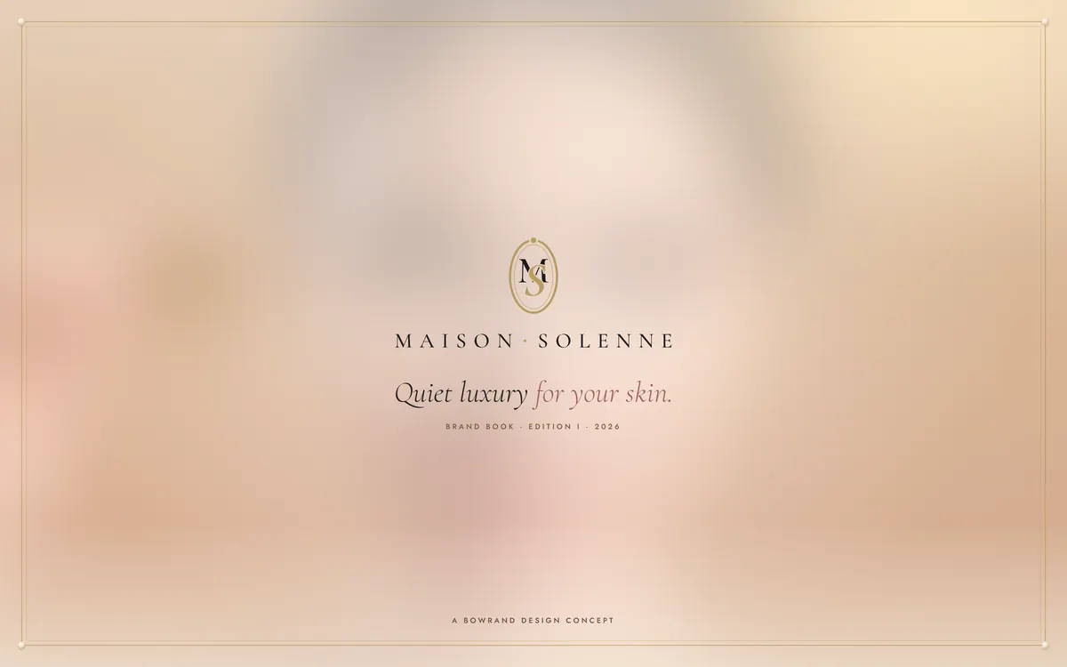 Maison Solenne brand book, Back cover