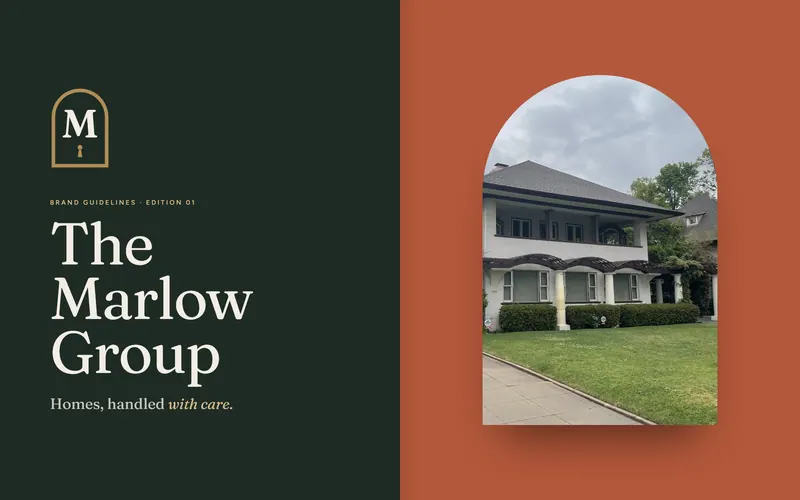 The Marlow Group brand book: Cover
