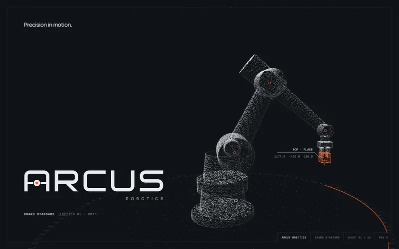 Arcus Robotics brand book: Cover
