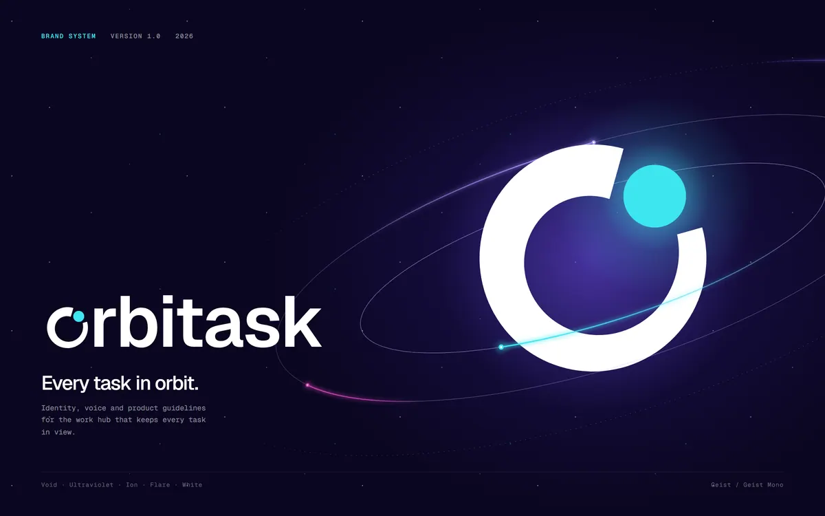 orbitask brand book cover